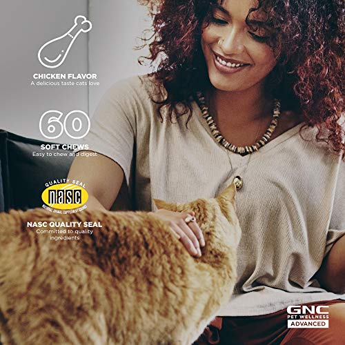GNC Pets Advanced Hip & Joint Cat Supplements - 60 Soft Chews
