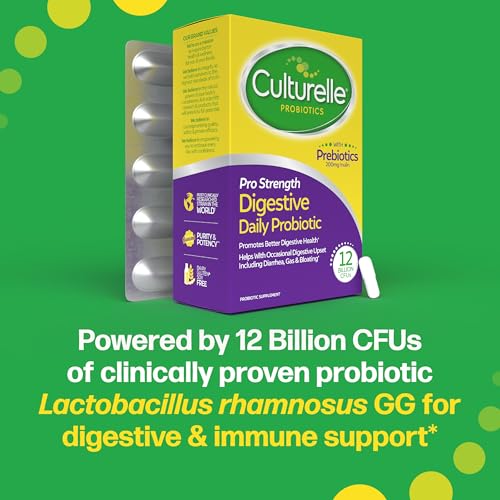 Culturelle Pro Strength Daily Probiotic Capsules - Digestive & Immune Health Support