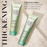 L'Oreal Paris EverStrong Thickening Shampoo - Sulfate-Free with Rosemary Leaf for Thin, Fragile Hair