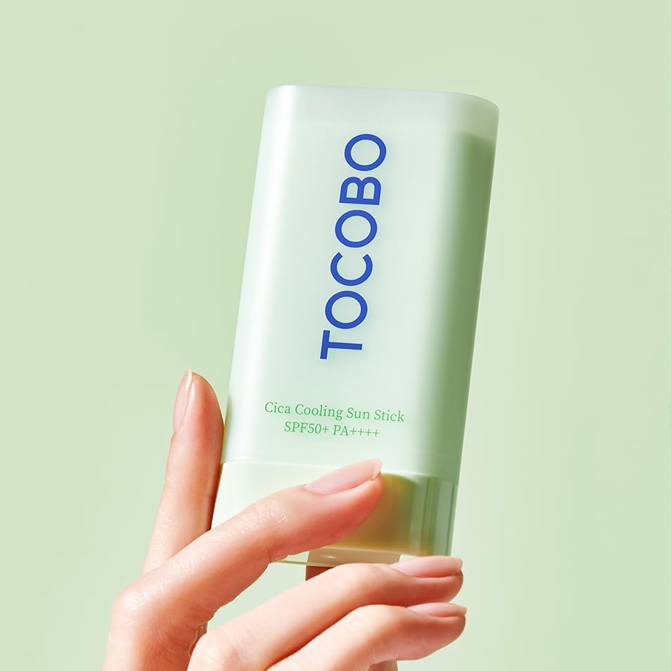 TOCOBO Cica Cooling Sun Stick SPF50+ - Fermented Cica, Light Moisturizer