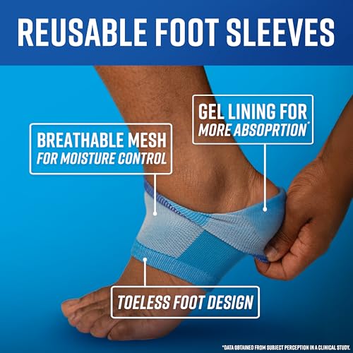 O’Keeffe’s Healthy Feet Heel Repair Kit – Urea & Lactic Acid Foot Cream with Reusable Sleeves for Dry, Cracked Heels