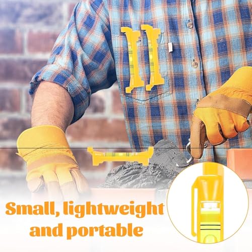 5 Pcs Mini String Line Bubble Spirit Level Tools Kit for Surveying & Trades