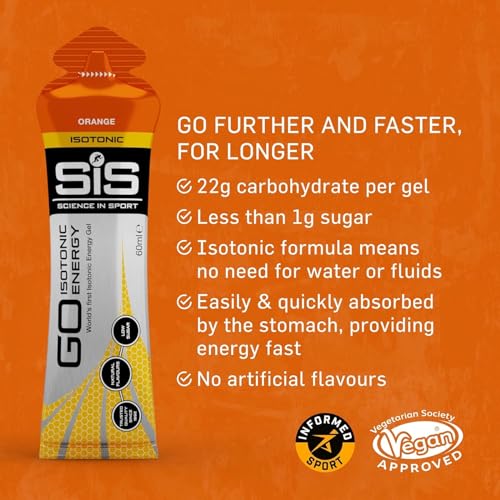 SiS Science in Sport Running Energy Gels - Electrolyte & Hydration Variety Pack (14 x 60ml)