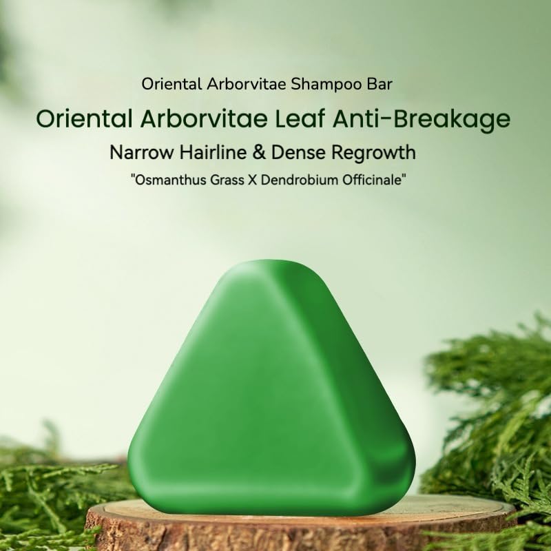 Nature Triangle Seven Green Plant-Based Solid Shampoo Bar
