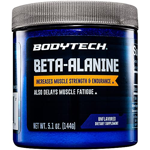 BodyTech Beta Alanine Powder – Enhanced Endurance & Muscle Performance (5.1 oz)