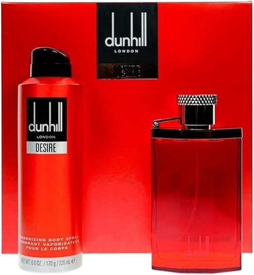 Dunhill Desire Red Gift Set - 100ml EDT + 226ml Body Spray