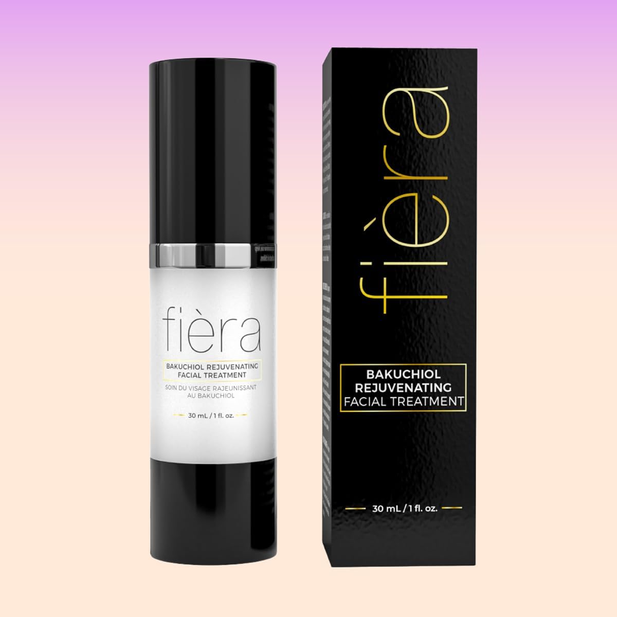 FIÈRA bakuchiol rejuvenating facial treatment for mature skin