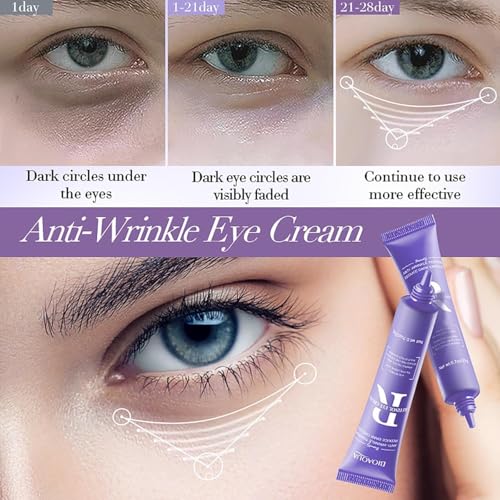 Retinol & Hyaluronic Acid Eye Cream for Dark Circles, Wrinkles & Puffiness