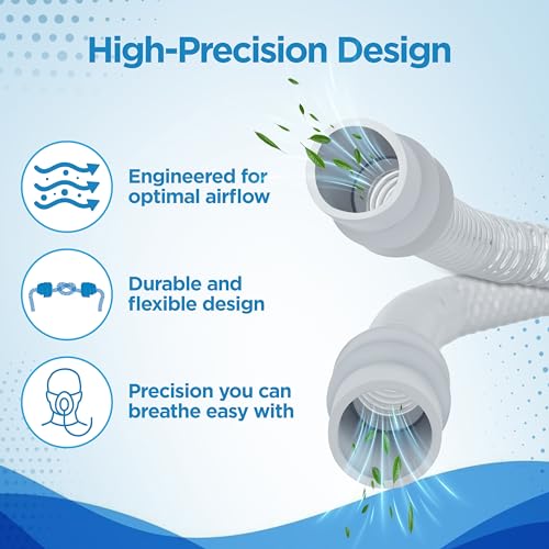 Resplabs CPAP Tubing & Hose Cover - Gray (Standard 22mm)