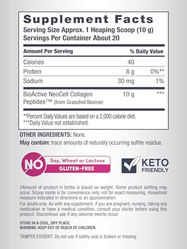 NeoCell Super Collagen Peptides Powder - 7 oz Unflavored