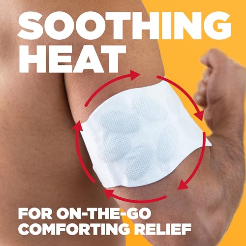 ThermaCare Portable Heating Pad - Multi-Purpose Muscle Therapy Heat Wraps, 8 Count for Targeted Pain Relief