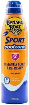 Banana Boat Cool Zone Sport Sunscreen Spray SPF 50 Cooling 170ml