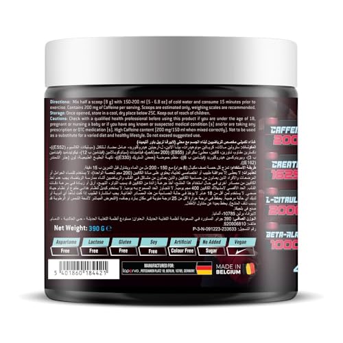 Laperva Triple Power Ultimate Pre-Workout Powder - Watermelon (384g)