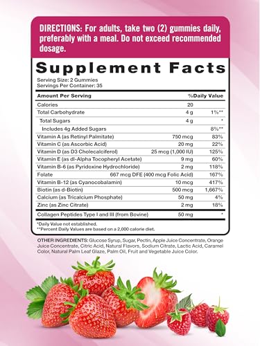 Nature's Truth Women's Multi-vitamin Collagen 70 Vegan Gummies, 70 Count