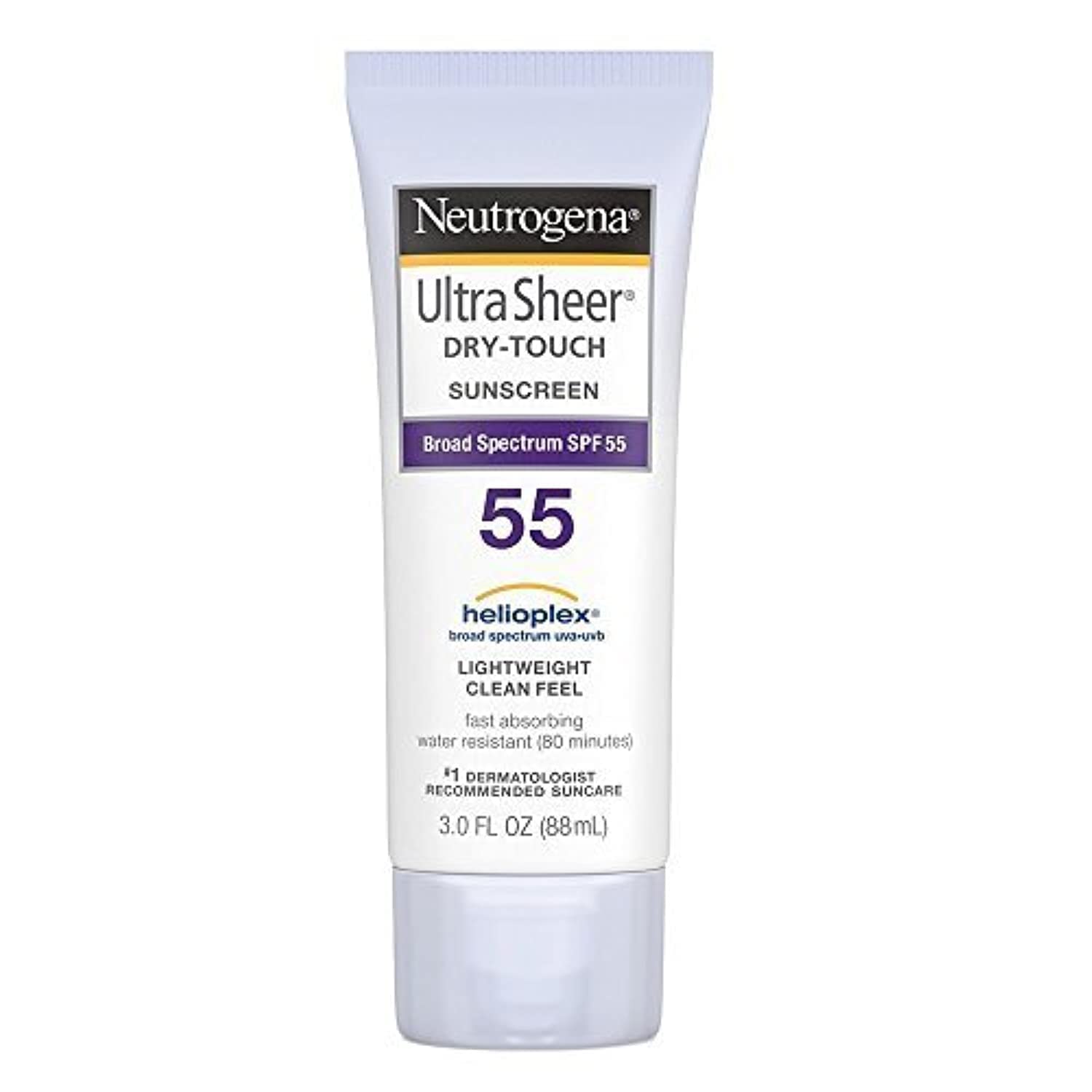 Neutrogena Ultra Sheer Dry-Touch Sunscreen SPF 55 - 3 Ounces (Pack of 2)