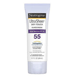 Neutrogena Ultra Sheer Dry-Touch Sunscreen SPF 55 - 3 Ounces (Pack of 2)