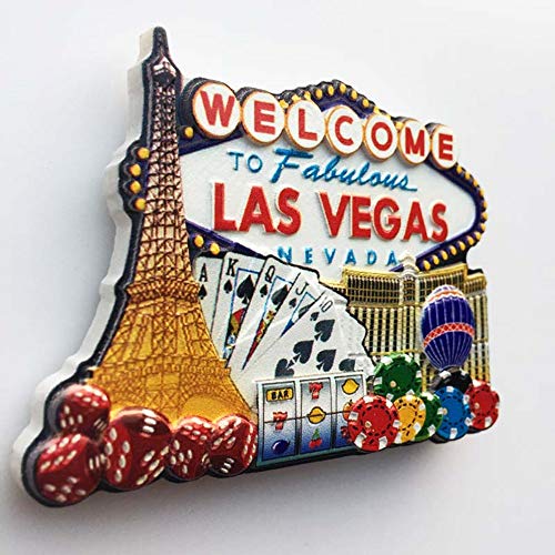 MUYU Magnet 3D Las Vegas Casino Souvenir Fridge Magnet