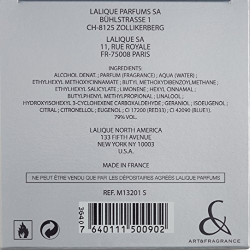 Lalique Encre Noire Sport EDT Spray for Men (3.3 oz)