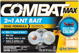 Combat Max 2 In 1 Ant Bait Station 4 Count