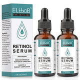 ELBBUB Retinol Serum - Anti Aging Retinol with Hyaluronic Acid & Vitamin E (2 Pack)