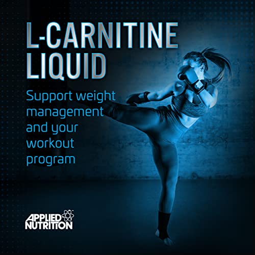Applied Nutrition L-Carnitine Liquid Fat Burner - 3000mg Weight Loss Supplement, Sour Apple Flavor