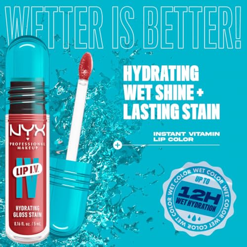 NYX Professional Makeup Lip IV Hydrating Gloss Stain - Hydra Honey (12HR Hydration)