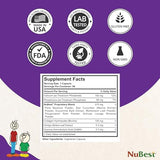 NuBest Tall - Natural Growth Formula for Kids & Teens - Bone Strength & Healthy Growth Supplement - 1 Pack