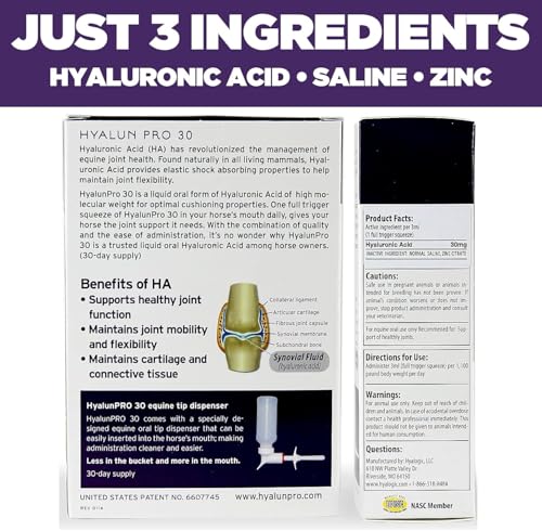 Hyalogic Hyaluronic Acid Equine Joint Supplement - Oral Syringe