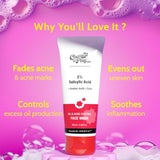 Chemist at Play 2% Salicylic Acid Face Wash with Niacinamide | Oil Control & Anti-Acne Cleanser 100ml