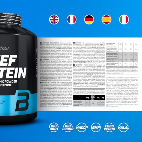 BioTechUSA Beef Protein - Chocolate Coconut 1.816kg | 87% Hydrolyzed | Lactose & Gluten Free