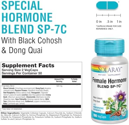 Solaray Female Hormone Blend SP-7C - 100 VegCaps