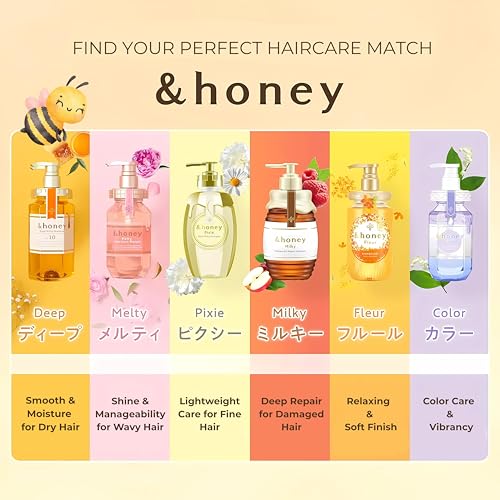 &honey Deep Moist Hair Treatment Step 2.0 (Moist Coat) - Lavender Honey Scent (445g) | Intensive Hair Repair