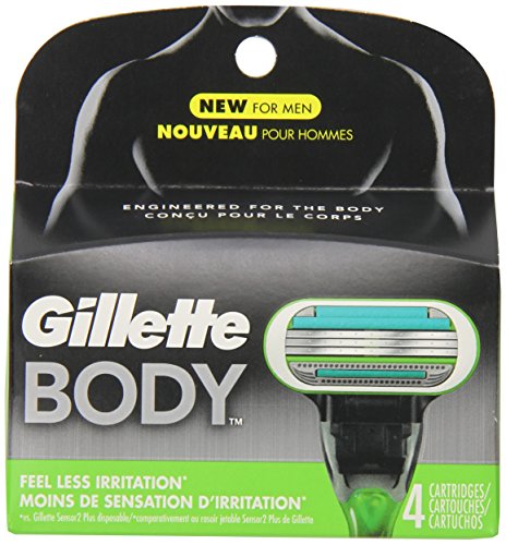 Gillette Body Men's Razor Blade Refills - 4 Count