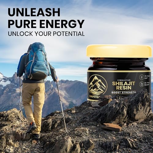 Shilajit Resin 30g - Pure Himalayan Gold Grade with 75% Fulvic Acid & 85+ Trace Minerals