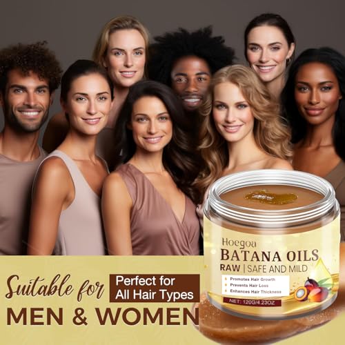 Organic Batana Oil Hair Growth Cream - 120g for Nourishment & Heat Protection
