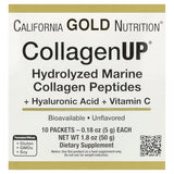 California Gold Nutrition CollagenUP® Marine Collagen Peptides w/ HA & Vitamin C (10 Servings)