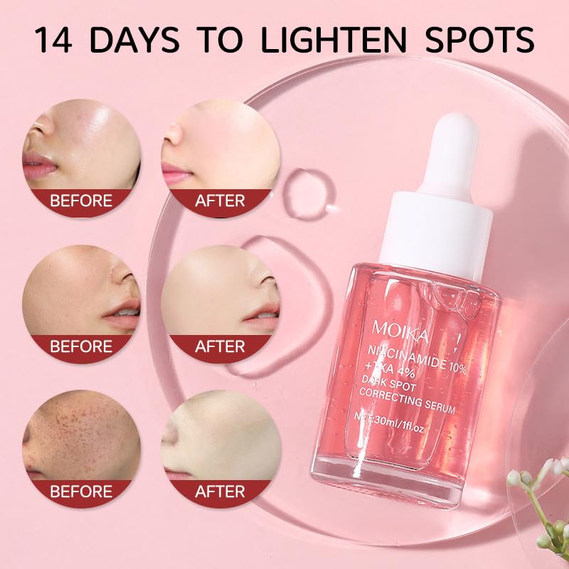 Niacinamide 10% + TXA 4% Dark Spot Correcting Serum - Skin Brightening and Evening Treatment - 30ml