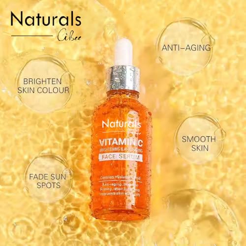 Naturals Vitamin C Serum for Face - Anti Aging & Brightening with Hyaluronic Acid - 30 ml