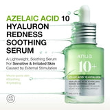 Anua Azelaic Acid 10% Hyaluronic Redness Soothing Serum - Korean Skincare for Sensitive Skin with Niacinamide & Hyaluronic Acid - 30ml