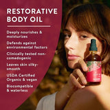 Badger Damascus Rose Organic Body Oil - Luxurious Hydration & Aroma