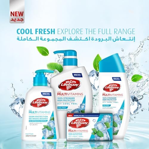 Lifebuoy Cool Fresh Bar Soap (125g) - 12-Hour Freshness & Germ Protection*