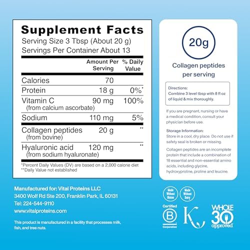 Vital Proteins Pasture-Raised Collagen Peptides (10 oz)
