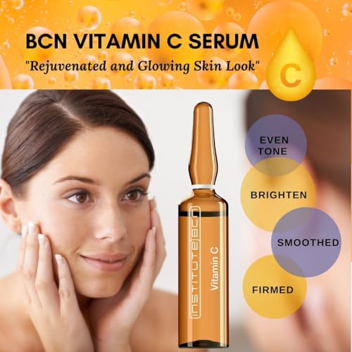 Pure Vitamin C 20% Brightening Serum Ampoules - Dark Spot & Anti-Aging Treatment (10x5ml)