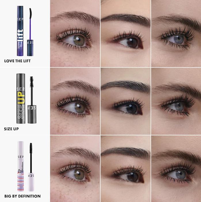 Sephora Collection Mascara Trio Set - Love The Lift, Size Up, Big By Definition