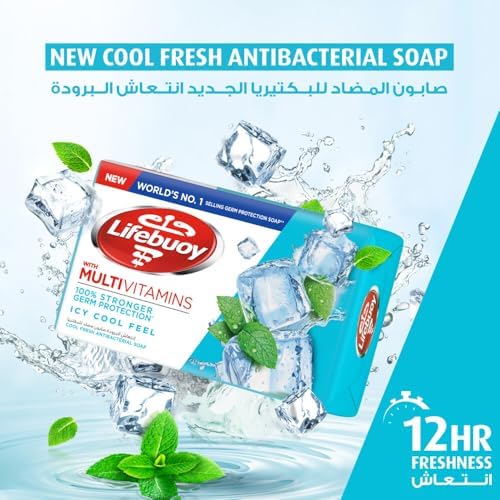 Lifebuoy Cool Fresh Bar Soap (125g) - 12-Hour Freshness & Germ Protection*