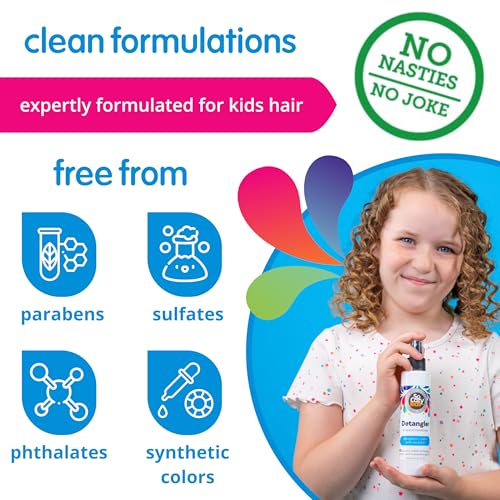 So Cozy Kids Detangler Leave-In Conditioner Spray - Softens & Strengthens Hair, 5.2 fl oz