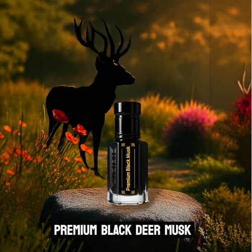 Laily Black Musk Perfume Oil 6ml - Long-Lasting Concentrated Attar for Men & Women