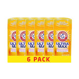Arm & Hammer U-Max Aluminium-Free Deodorant Stick Powder Fresh - 73g (Pack of 6)