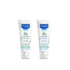 Mustela Hydra Bebe Face Cream - Daily Baby Moisturizer with Natural Avocado (Pack of 2) - 40ml Each