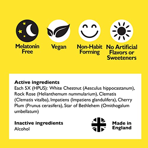 RESCUE Bach Sleep Spray 20ml - Natural Homeopathic Sleep Aid for Restful Nights